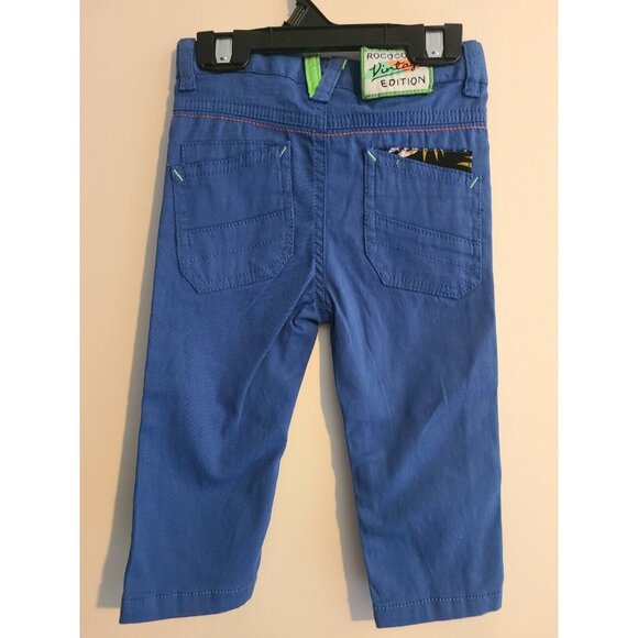 Rococo Toddler Pants Royale Blue 12M - Picture 2 of 2